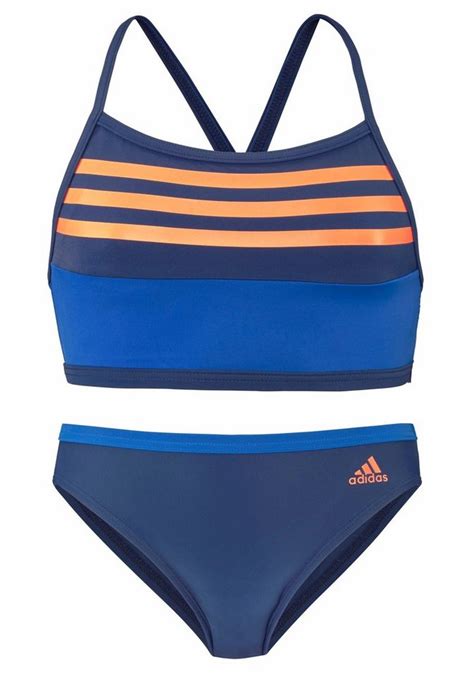 adidas bustierbikini damen schwarz weiß blau|Adidas bikini kleidung.